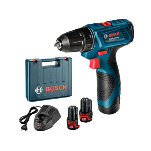Taladro atornillador 3/8" 2 baterías+cargador 12V BS0289