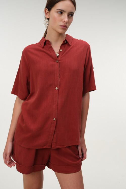 Camisa Axis Marron