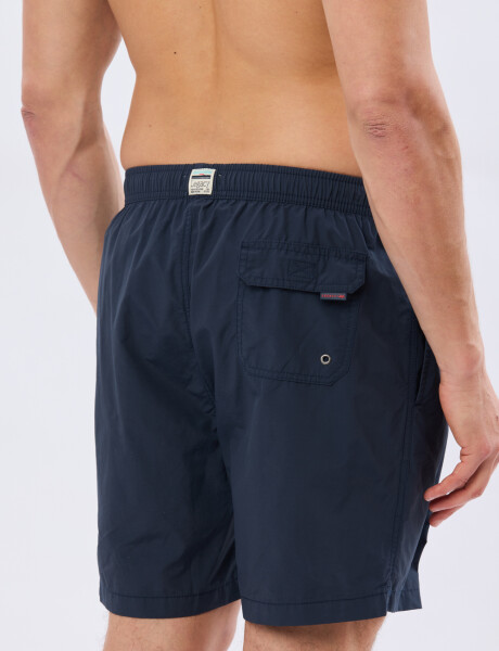 SHORT DE BAÑO LISO Azul
