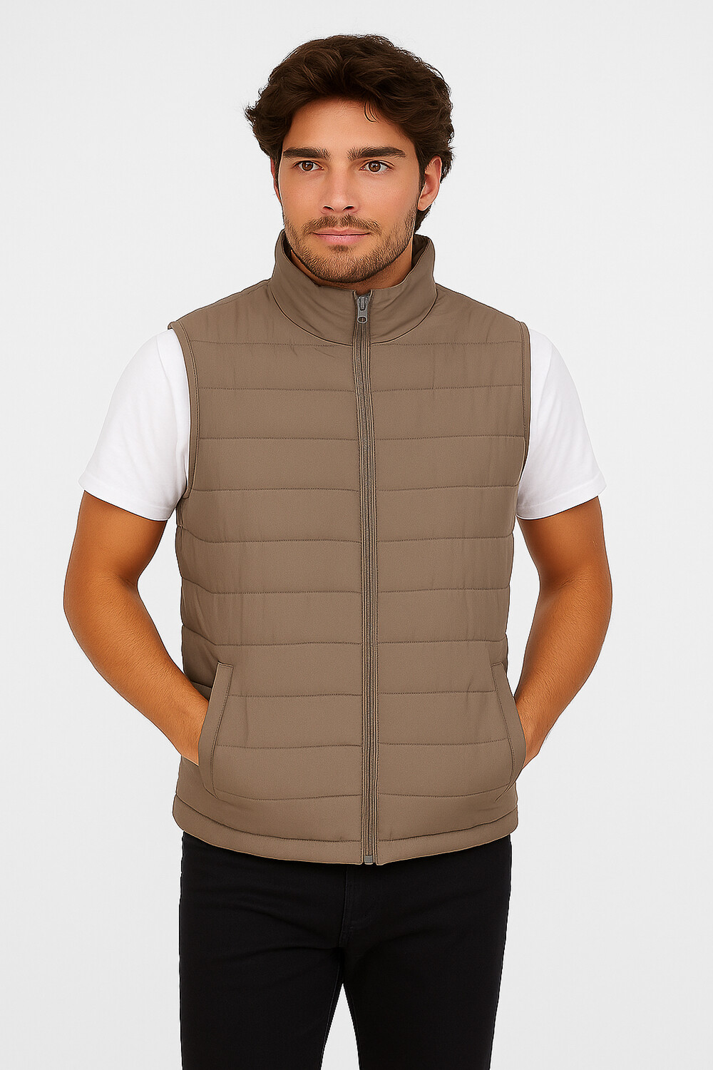 Chaleco Esrini Taupe / Mink / Vison