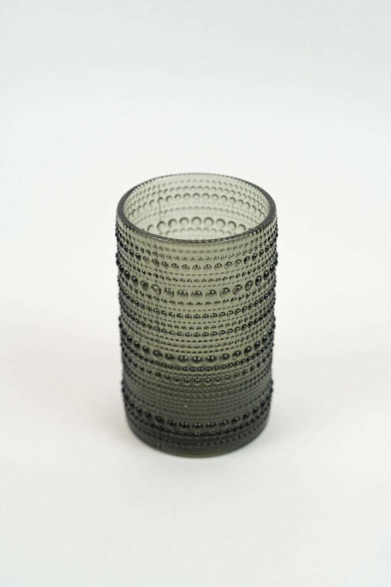 Vaso Mandalay Alto - Gris 