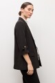 Blazer recto negro