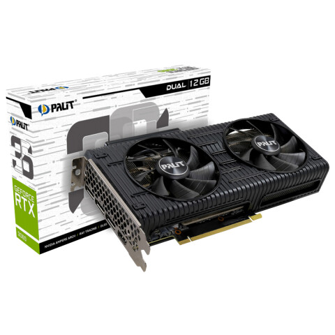 Tarjeta De Video Palit Rtx 3060 Dual 12gb TARJETA DE VIDEO PALIT RTX 3060 12GB