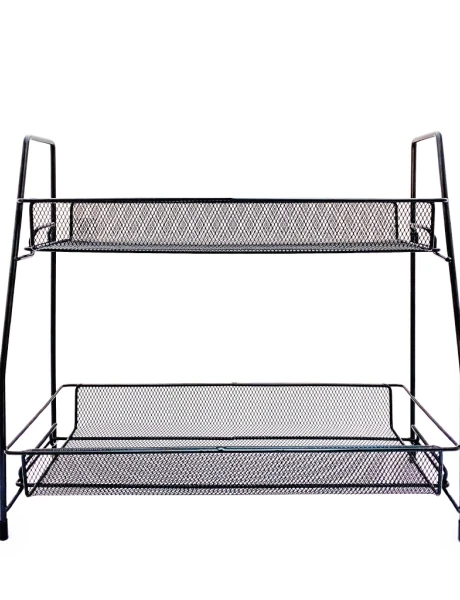 ORGANIZADOR MESA ACERO NEGRO 36x17x33CM ORGANIZADOR MESA ACERO NEGRO 36x17x33CM