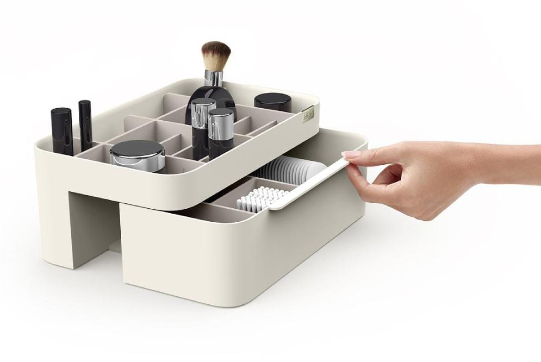 Organizador de cosméticos Viva grande con espejo 