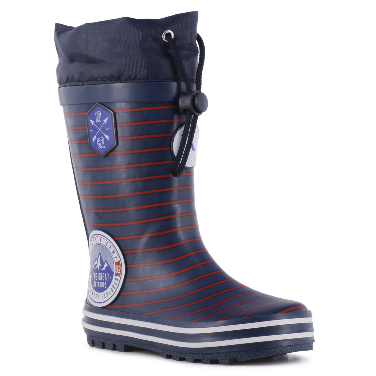 Botas Infantiles Croco Kids Estampada - Azul Marino 
