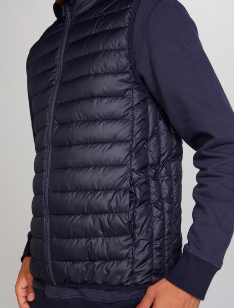 CHALECO PUFFER MODELO COMFORT AZUL