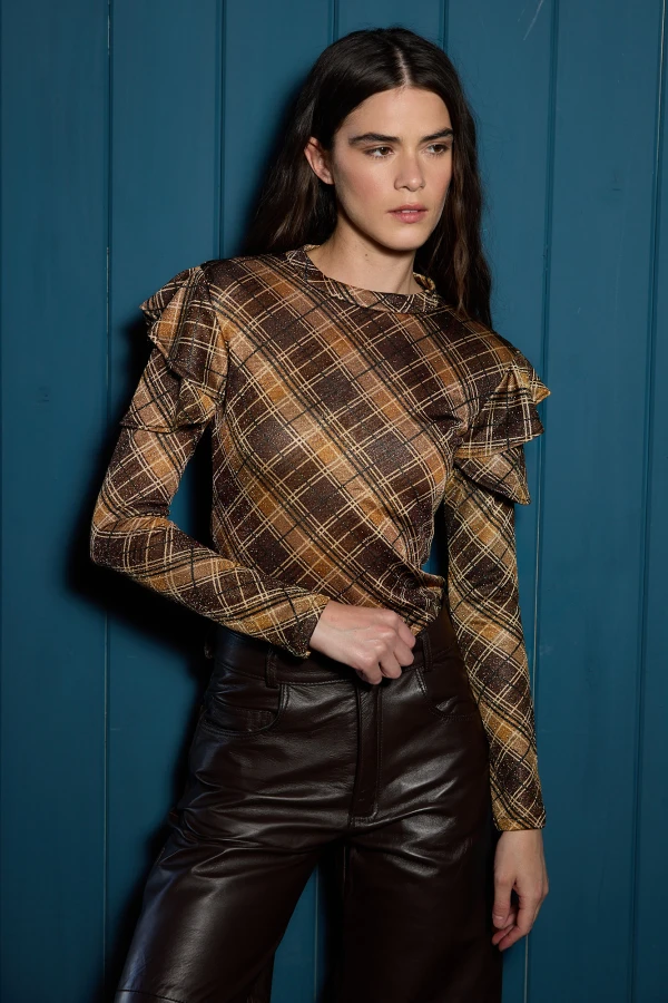 Remera Lurex Cuadrille