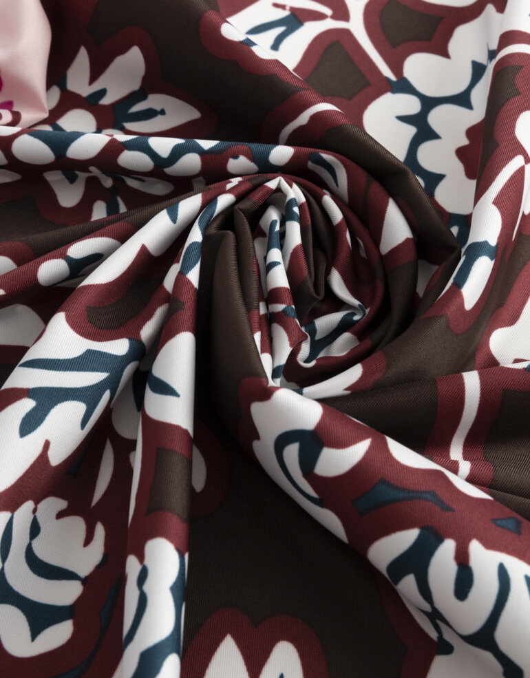 Pañuelos Raso Flores Pañuelo De Material Reciclado - Combinacion Multicolor