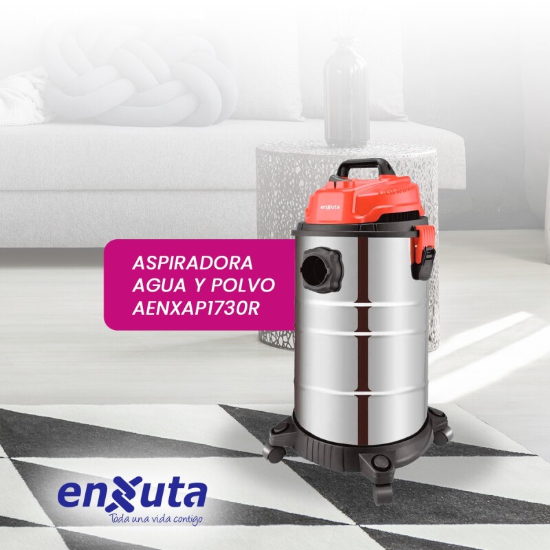 Aspiradora Enxuta Aenxap1730r Agua Y Polvo 30 Litros Color Gris Aspiradora Enxuta Aenxap1730r Agua Y Polvo 30 Litros Color Gris