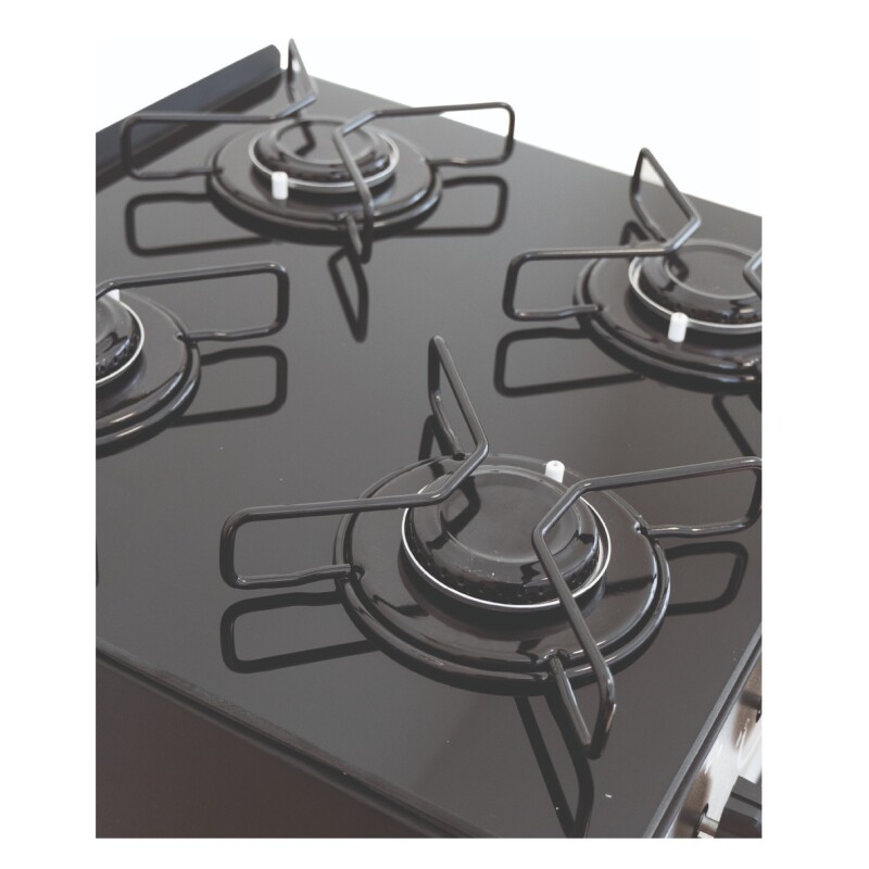 Cocina Petra Crystal 4h Negra A Super Gas Mesada De Vidrio Cocina Petra Crystal 4h Negra A Super Gas Mesada De Vidrio