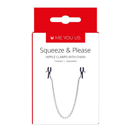 Squeeze and Please Pinza de Pezones con Cadena Squeeze and Please Pinza de Pezones con Cadena