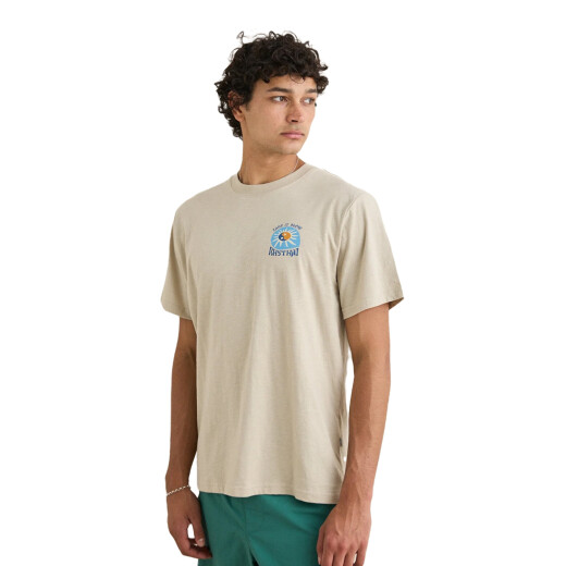 Remera Rhythm Slow Down Slub - Beige Remera Rhythm Slow Down Slub - Beige