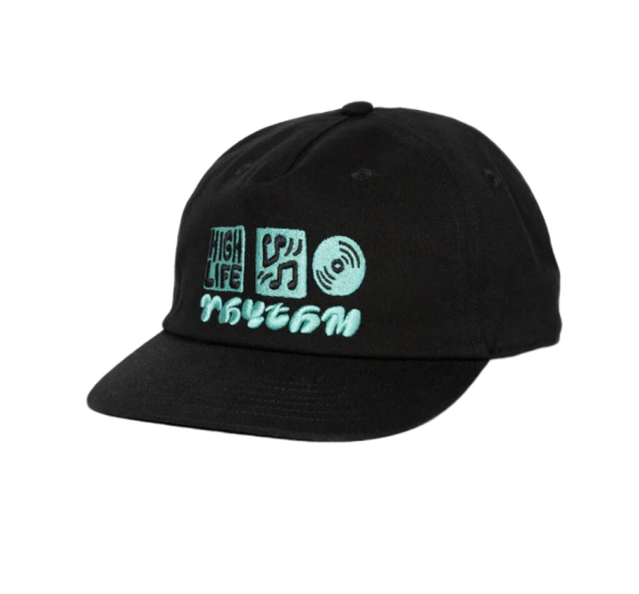 Gorro Rhythm High Life Cap - Negro Estampado 