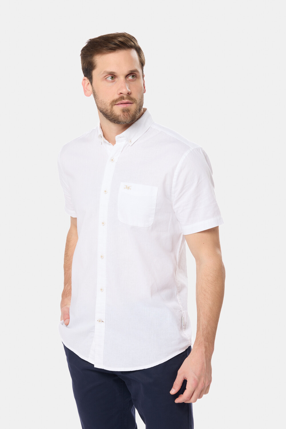 CAMISA DE LINO Blanco