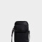Complemento Marroquinería Color Block Pouch De Cuerina Con Solapa - Negro