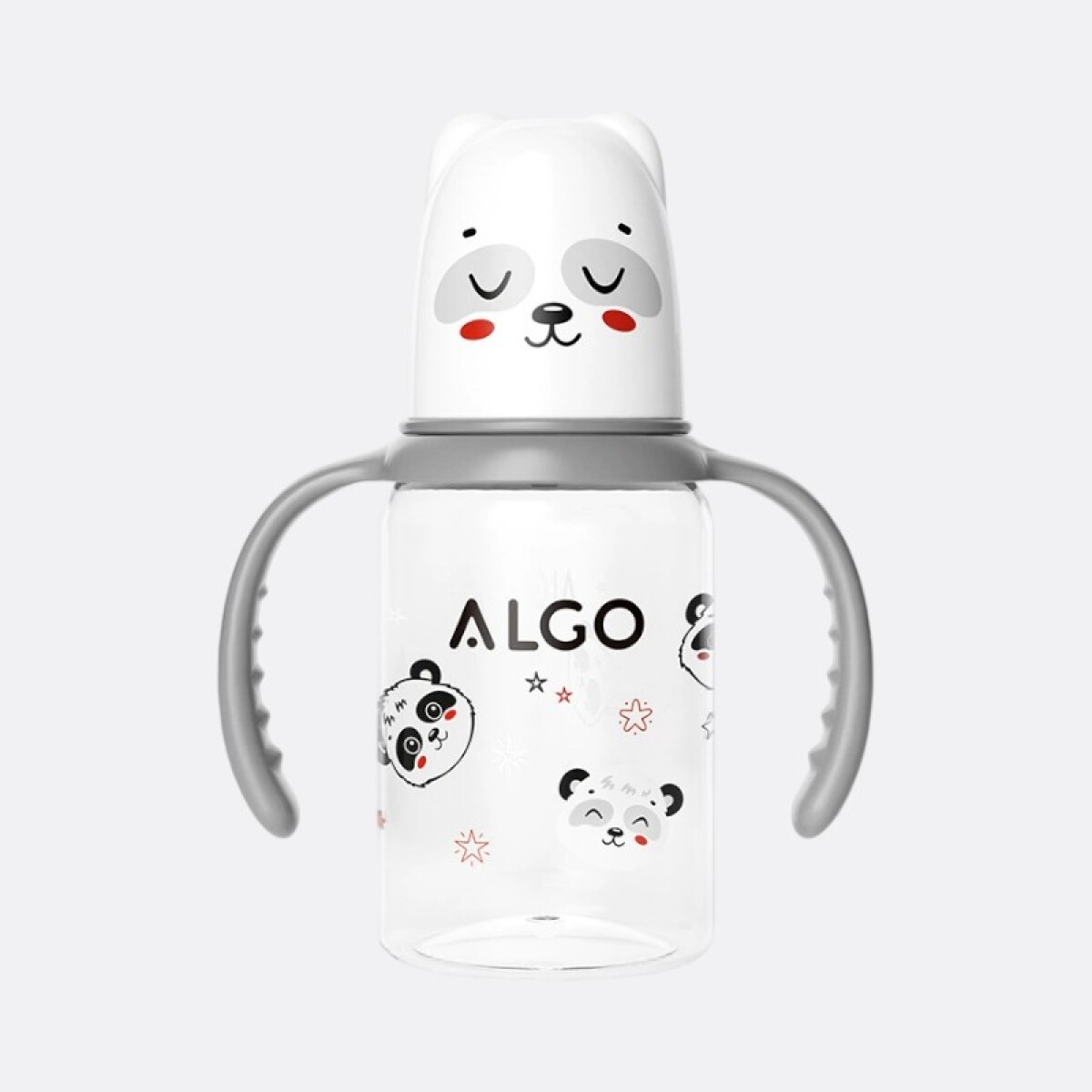 Mamadera Bebé 120ml Con Agarre - Panda 