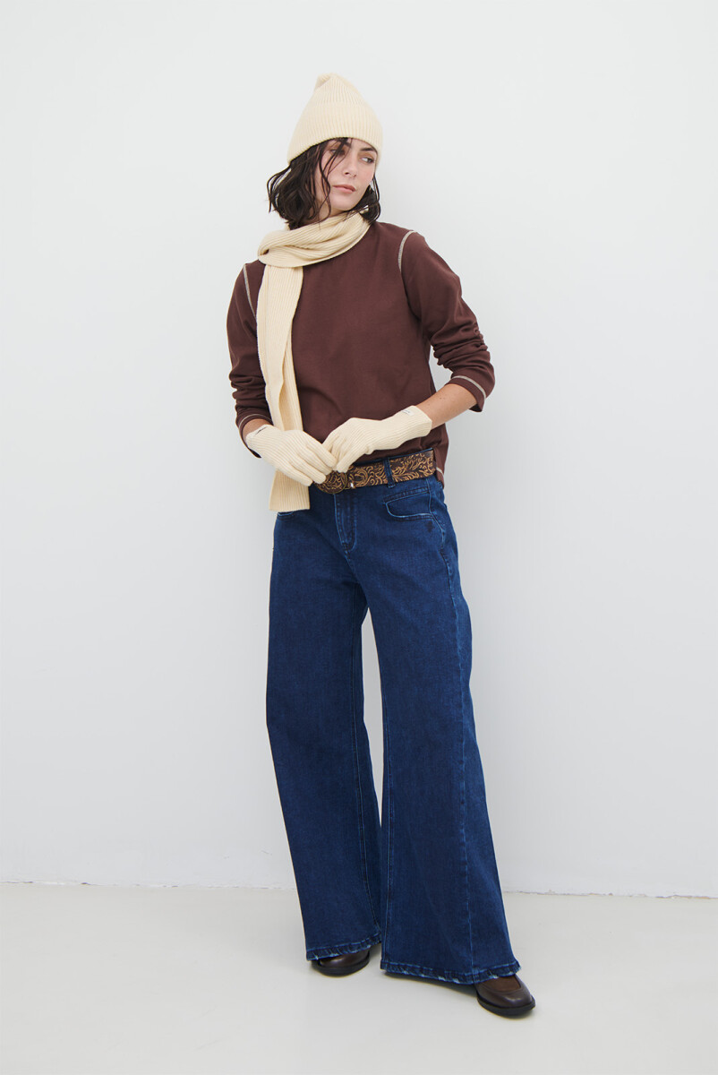 REMERA WINTER - MARRON 