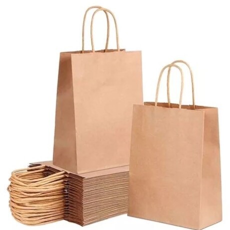 Bolsa Kraft con Asa x12 - Grande Bolsa Kraft con Asa x12 - Grande