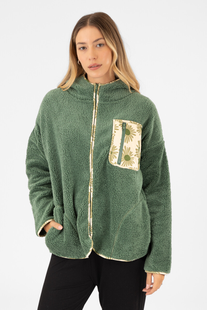 Campera secret Verde lago