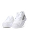 Championes de Mujer Puma Rebound Low Metalic Plataforma Blanco - Plata
