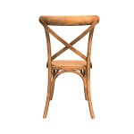 SILLA CROSS 46x42x87CM MADERA/RATTAN OSCURO SILLA CROSS 46x42x87CM MADERA/RATTAN OSCURO