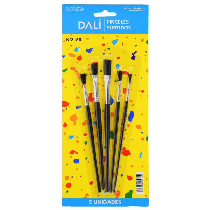 Pinceles Surtidos x5 Dalí #Pinceles Surtidos X5 Dalí