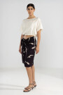 SHORT SLEEVE TOP Cream