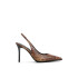 RE-SAMANTHA LIGHT BROWN LEATHER BROWN MULTI