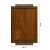 Tabla de Madera Pinotea con Asas y Grabado Tabla de Madera Pinotea con Asas y Grabado