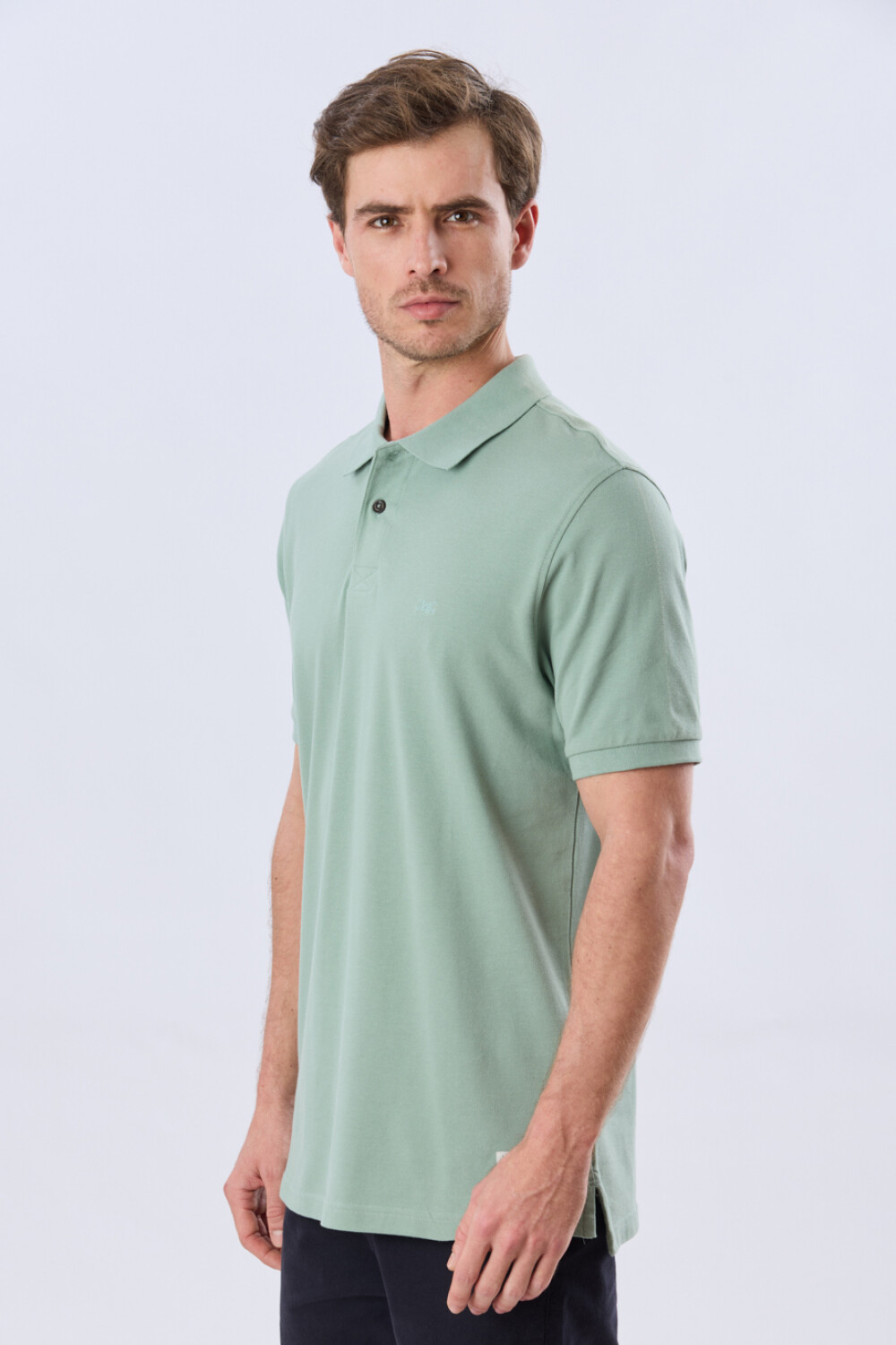 REMERA POLO LISA PIQUÉ Verde Claro