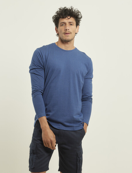 520719 T-SHIRT HARRY Azul Piedra