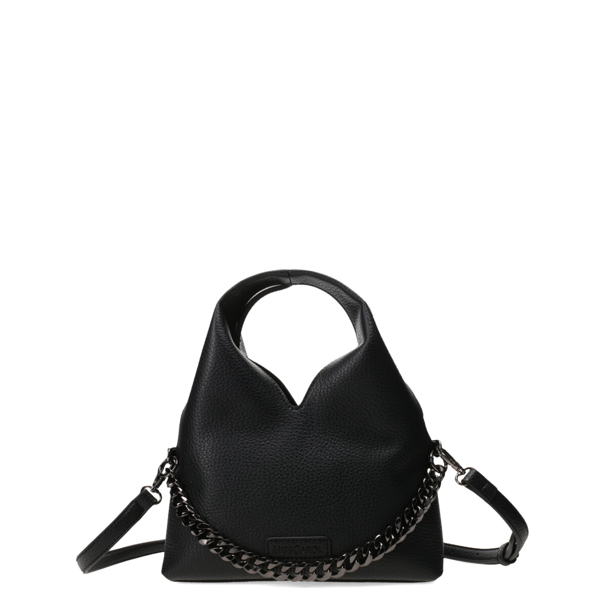 Cartera Miss Carol HILARIA con correa de cadena - Negro 