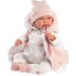 Bebe Muñeca Llorens Tina Recien Nacida Llorona 44 cm Manta Modelo Tina Llorona