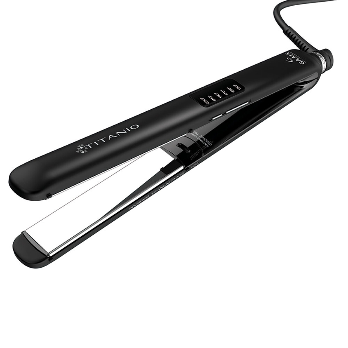 PLANCHA DE PELO GAMA LED 4D TITANIO 