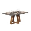 Mesa de Comedor 160 Gris - Linea Celeste Milán Mesa de Comedor 160 Gris - Linea Celeste Milán