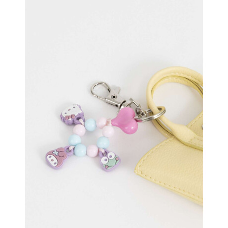 Monedero De Cartera Con Charm Combinacion Multicolor