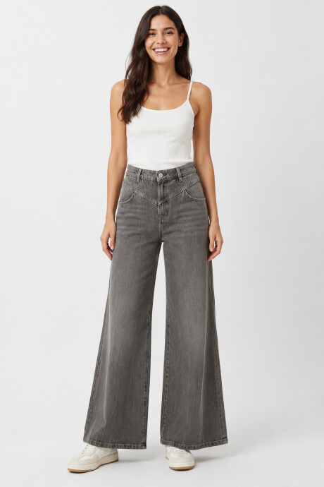 Pantalon Evara Gris Claro
