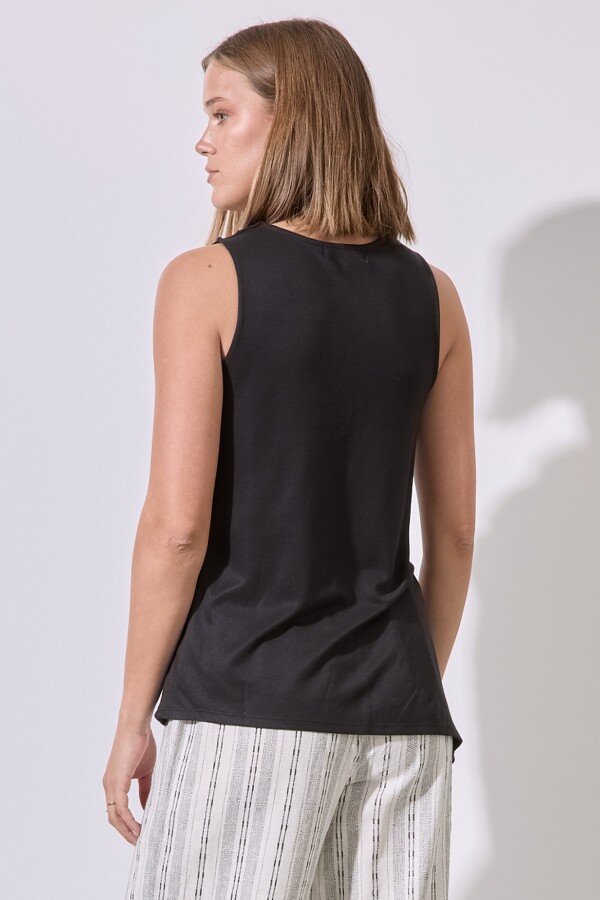 Blusa Escote Volcado NEGRO