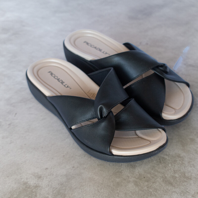 Sandalia de dama Piccadilly BLACK