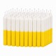 VELA N° 4 COMBINADA X50 Blanco/amarillo
