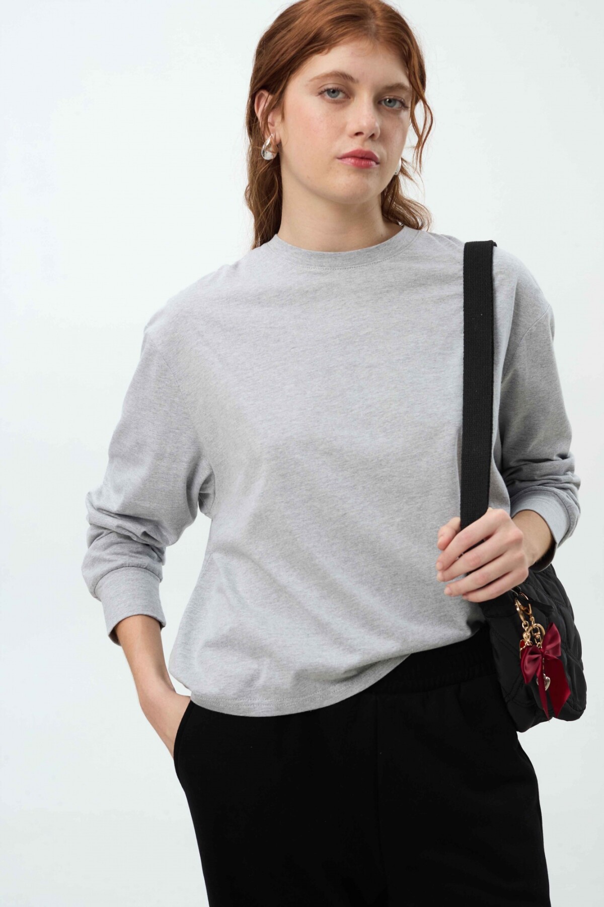 Remera Cádiz Gris Melange