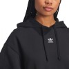 Abrigo Essentials Oversized Fleece de Mujer Negro