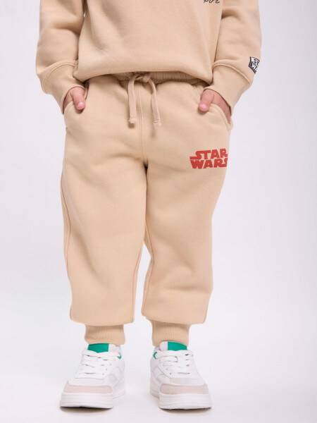 Pantalón deportivo jogger Beige