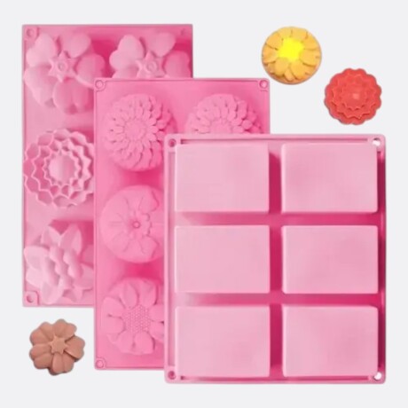 Molde Para Crear Velas Rosa Modelo 2