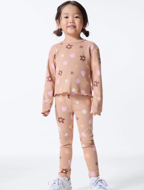 CALZA INFANTIL ESTAMPADA MULTICOLOR