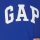 Remera Logo Gap Manga Corta Mujer Mosaic Blue