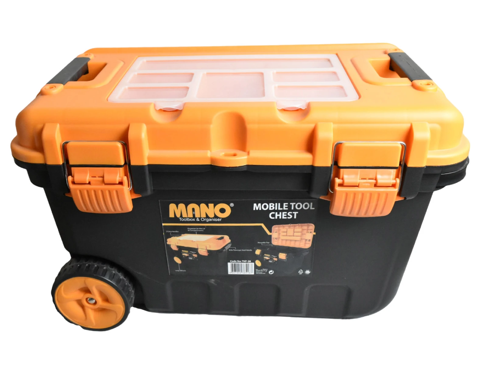 CARRO DE HERRAMIENTAS CON RUEDAS BANDEJA Y ORGANIZADOR 