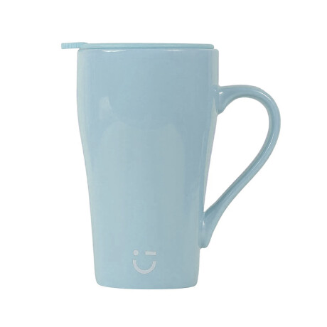 Taza cerámica 430ml celeste