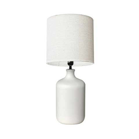 LAMPARA PORCELANA D26x58CM BLANCO LISO LAMPARA PORCELANA D26x58CM BLANCO LISO